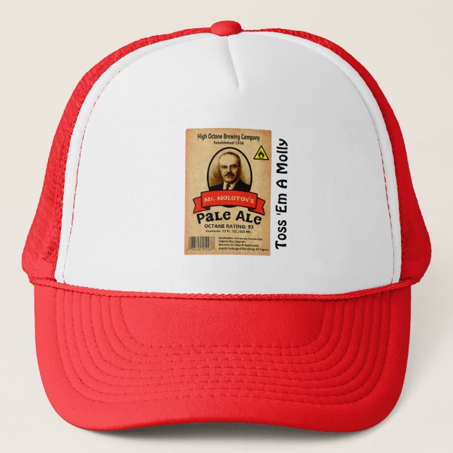Casquette Le Étiquette Pale Ale de M. Molotov (Devant)