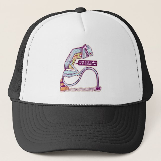 Casquette Le feu de circulation a l'air triste (Devant)