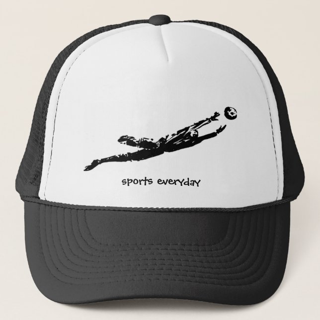 Casquette le football, but, patin, sport, gymnase, (Devant)