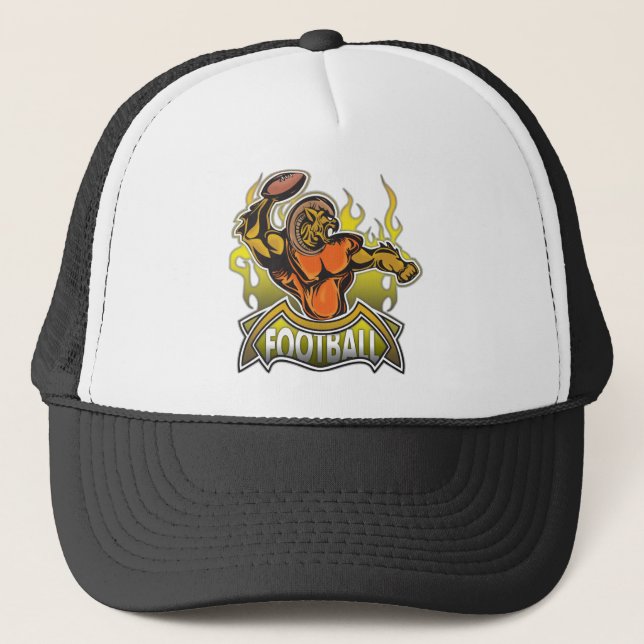 Casquette Le football de monstre d'imaginaire (Devant)