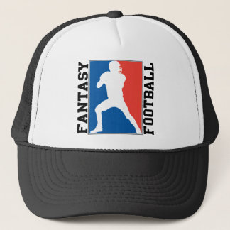 Casquette Le football d'imaginaire, logo blanc et bleu rouge