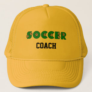 Casquette Le football en vert