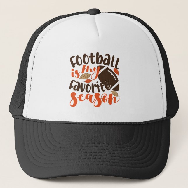 Casquette Le football est ma saison préférée (Devant)