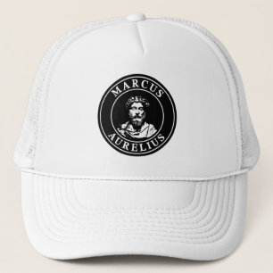 Casquette Le grand stoïque Marcus Aurelius (blanc)