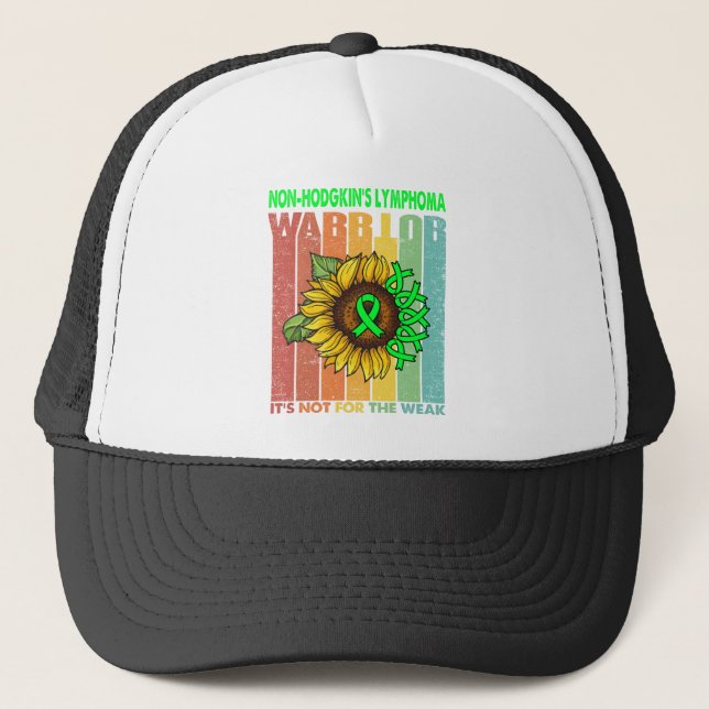 Casquette Le guerrier du lymphome de non-Hodgkin n'est pas p (Devant)