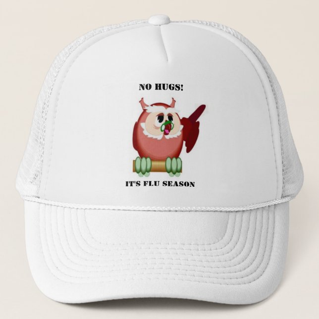 Casquette Le hibou sage parle (Devant)