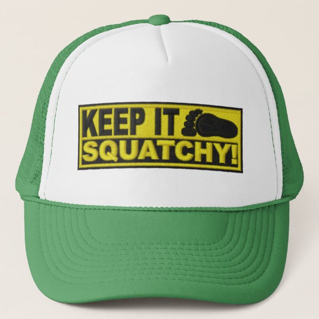 Casquette Le jaune LE GARDENT SQUATCHY !  copie de (Devant)