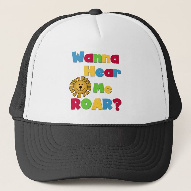 Casquette Le lion m'entendent hurler (Devant)