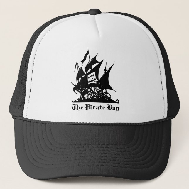 Casquette le logo de bateau de pirate de baie de pirate (Devant)