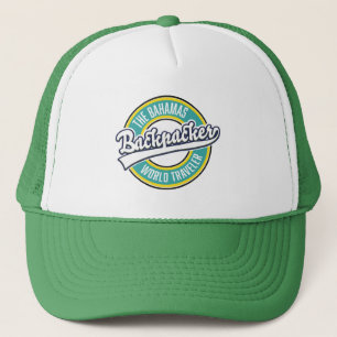 Casquette Le logo rétro The Bahamas Backpacker World Travele
