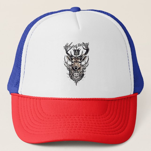 Casquette Le mariage parfait, cerf vixen et taureaux (Devant)