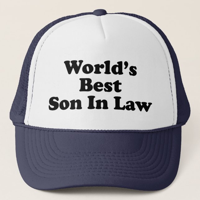 Casquette Le meilleur beau-fils du monde (Devant)