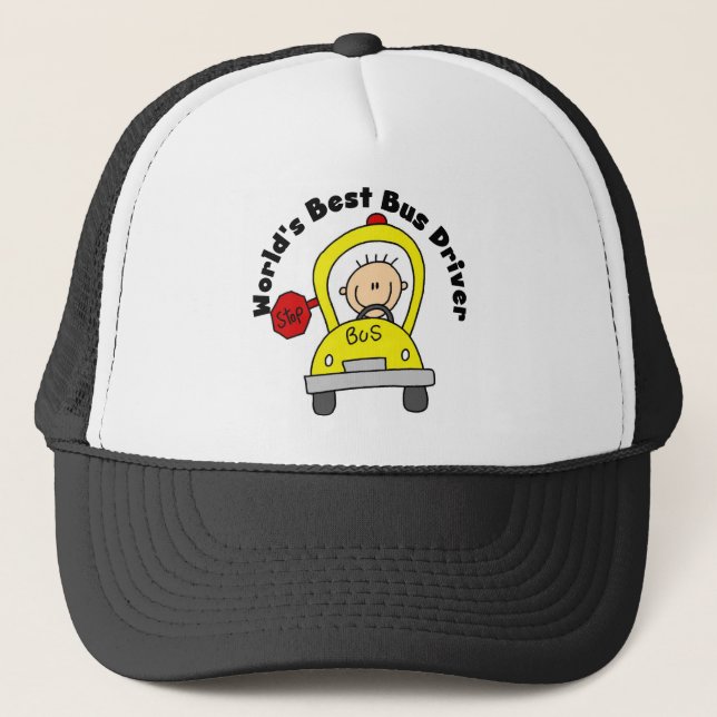 Casquette Le meilleur chauffeur de bus (Devant)
