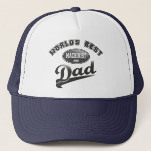 Casquette Le meilleur machiniste et le papa du monde