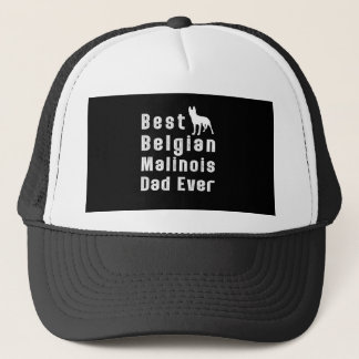 Casquette Le meilleur papa de Malinois de Belge jamais