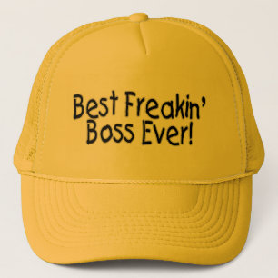 Casquette Le meilleur patron de Freakin jamais