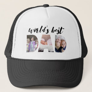 Casquette Le meilleur père du monde Photo Fête des pères