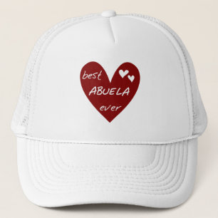 Casquette Le meilleurs T-shirts et cadeaux d'Abuela de coeur