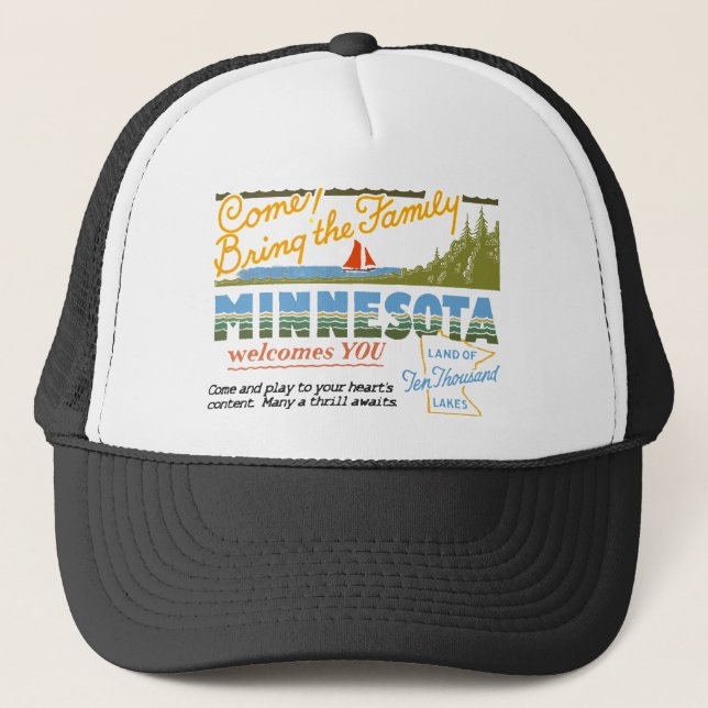 Casquette Le Minnesota - terre des lacs ten Thousand (Devant)