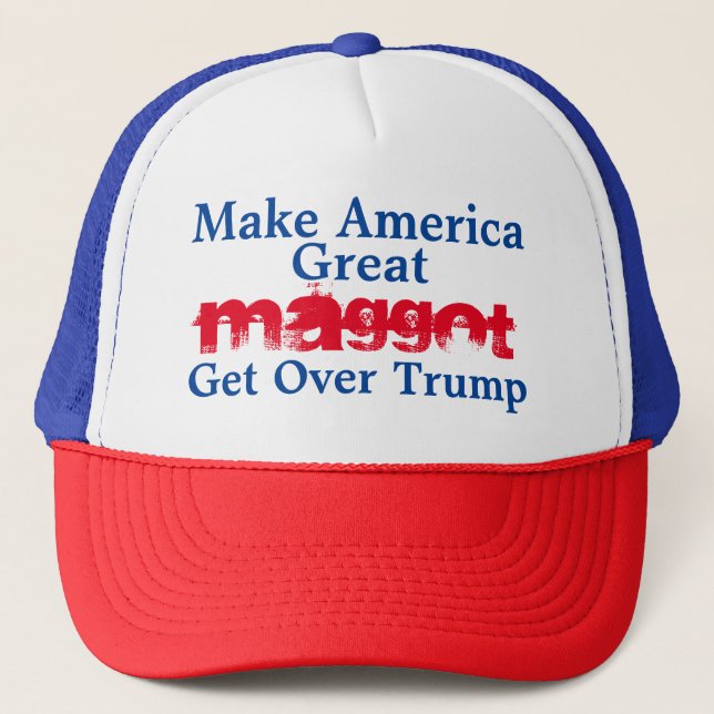 Casquette Le mouvement MAGGOT Rendre l'Amérique super s'empa (Devant)