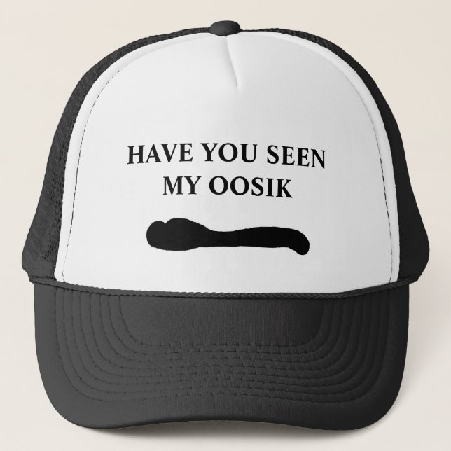 Casquette le noir d'ossik (2), VOUS ONT SEENMY OOSIK (Devant)