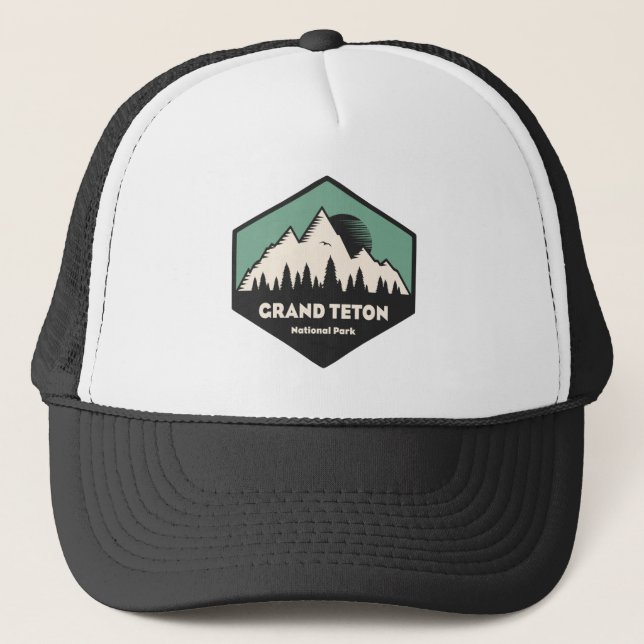 Casquette Le Parc national de Grand Teton (Devant)