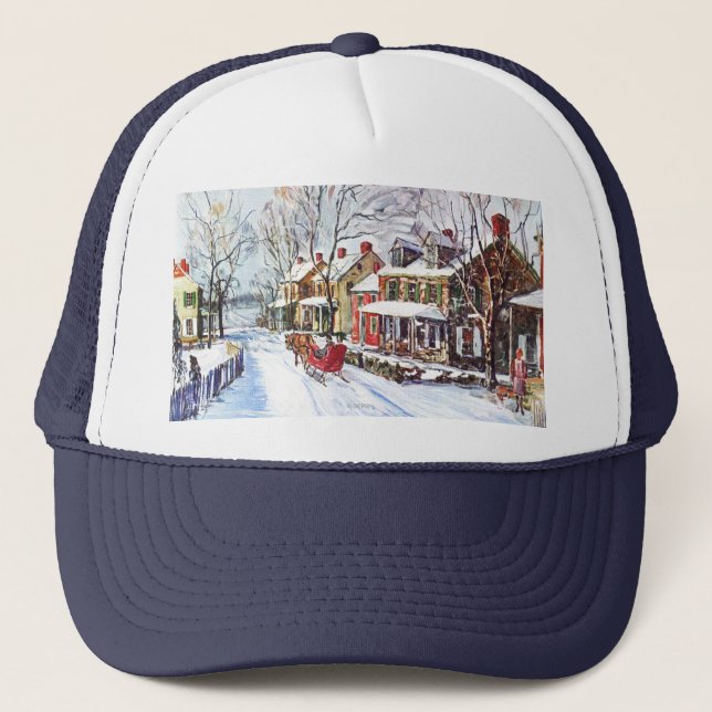 Casquette Le pays des merveilles d'hiver (Devant)