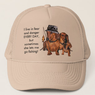 Casquette Le pêcheur de teckel