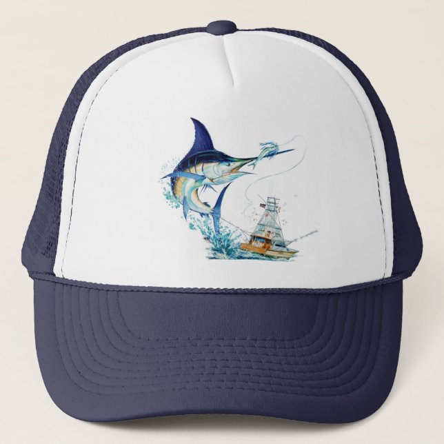 Casquette Le pélerin prend l'amorce (Devant)
