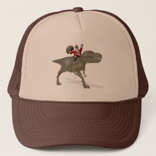 Casquette Le Père Noël En Train De Circuler Sur Trex