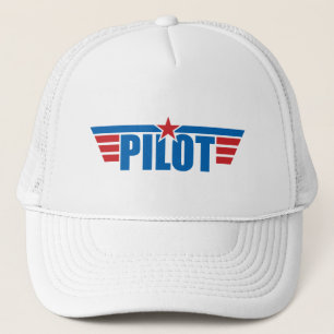 Casquette Le pilote s'envole l'insigne - aviation