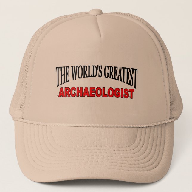 Casquette Le plus grand archéologue du monde (Devant)