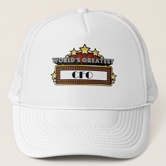 Casquette Le plus grand CFO du monde (Devant)