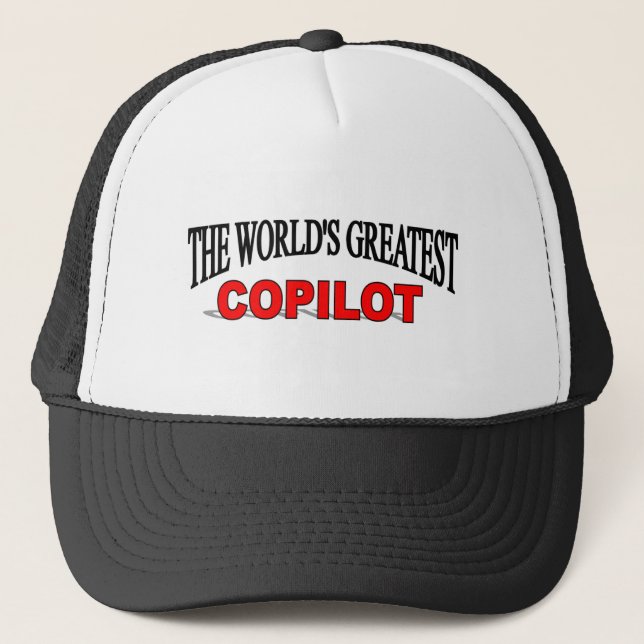 Casquette Le plus grand co-pilote du monde (Devant)