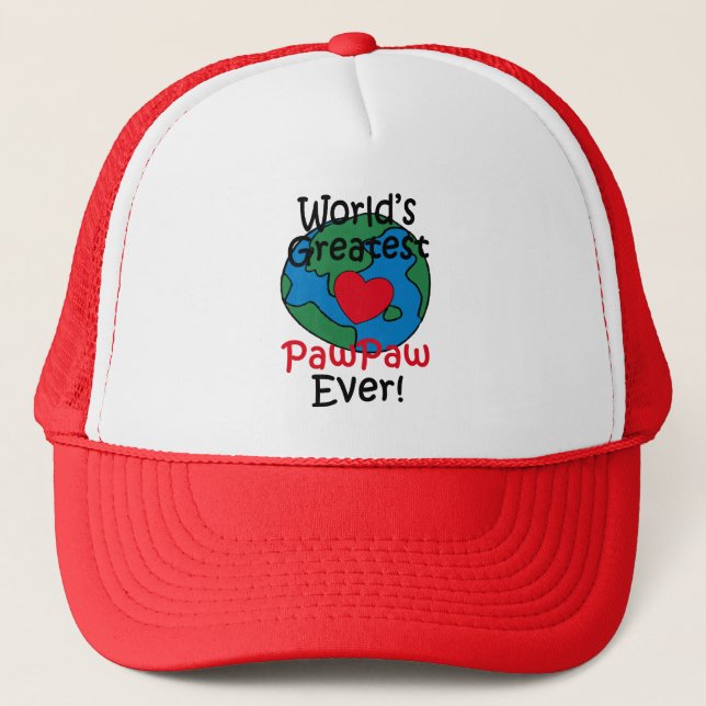 Casquette Le plus grand coeur de la papaye du monde (Devant)