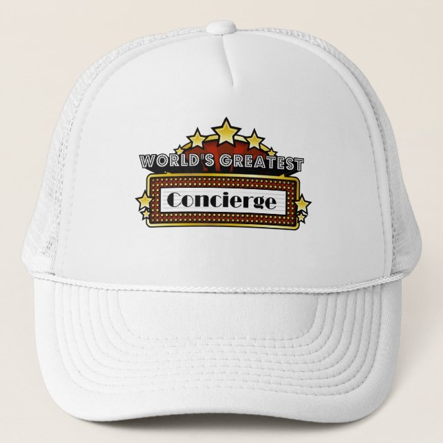 Casquette Le plus grand concierge du monde (Devant)