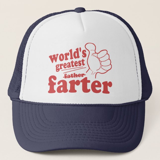 Casquette Le plus grand Farter du monde (Devant)