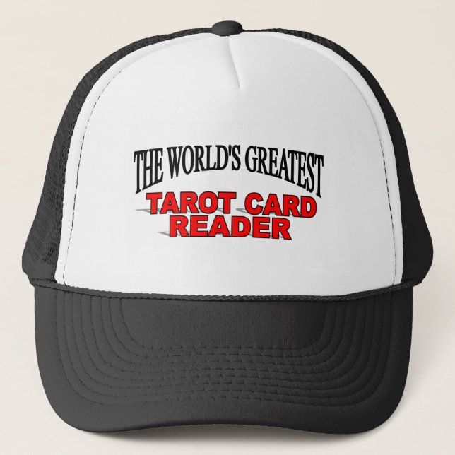 Casquette Le plus grand lecteur de cartes du tarot du monde (Devant)