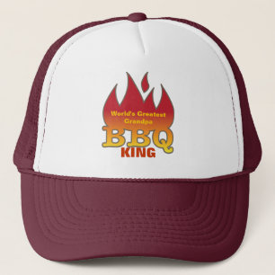Casquette Le plus grand ROI de BBQ du grand-papa du monde