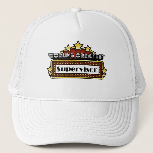 Casquette Le plus grand surveillant du monde (Devant)