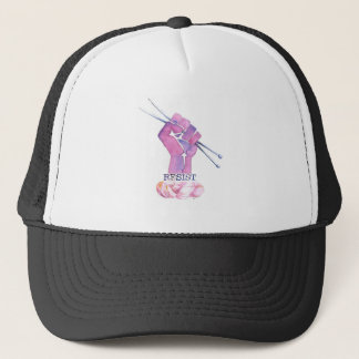 Casquette Le poing de puissance de Kntting avec RÉSISTENT