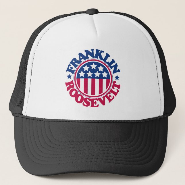 Casquette Le Président Franklin Roosevelt des USA (Devant)