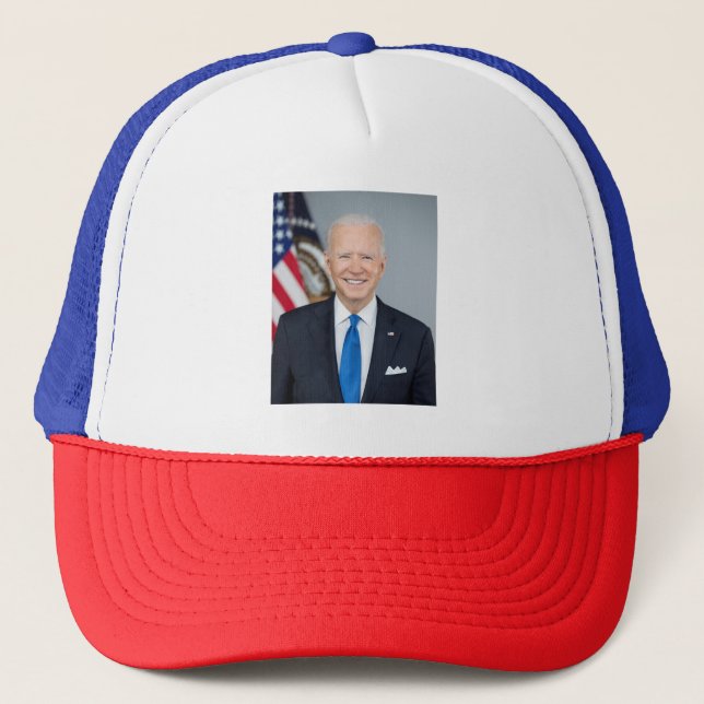 Casquette Le président Joe Biden Portrait de la Maison Blanc (Devant)