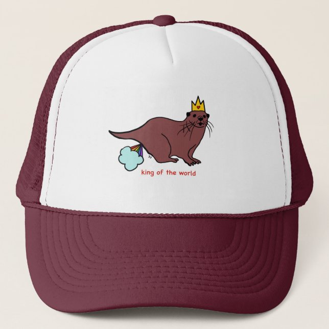 Casquette Le roi de la loutre du monde (Devant)