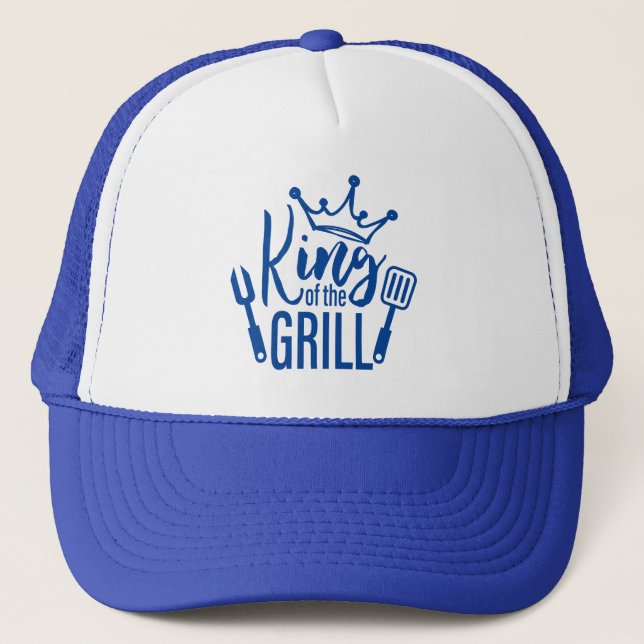 Casquette Le roi de la typographie grill (Devant)