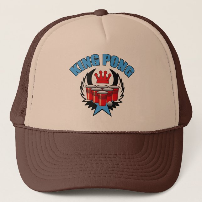 Casquette Le Roi Pong 2 - puanteur de bière (Devant)