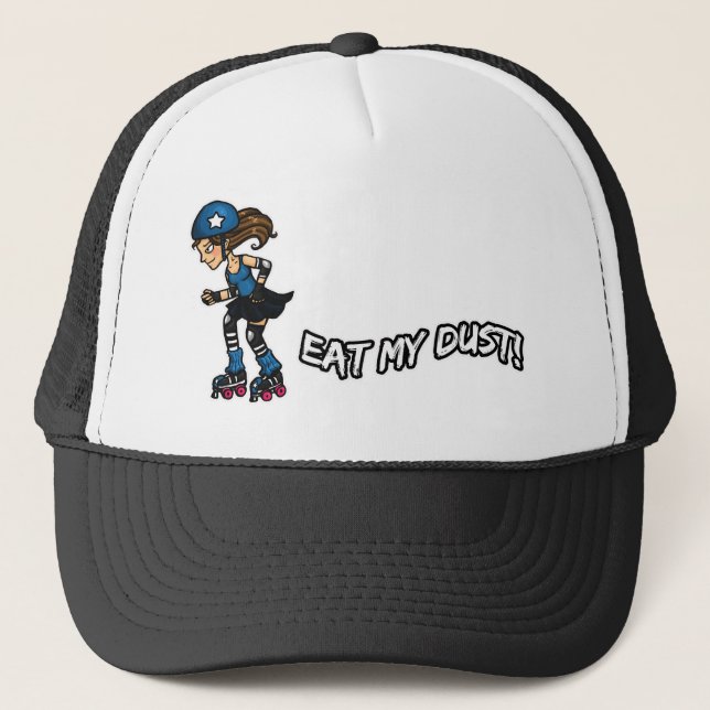 Casquette Le rouleau Derby mangent ma poussière (Devant)