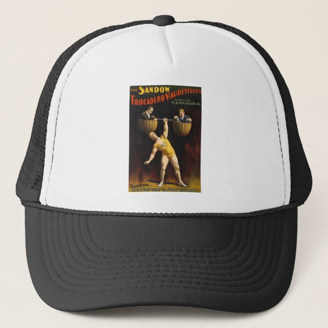Casquette Le Sandow Eugen Sandow Vaudeville Weightlifter (Devant)