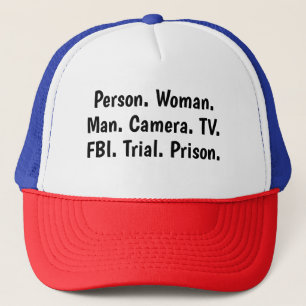 Casquette Le test cognitif drôle de Trump