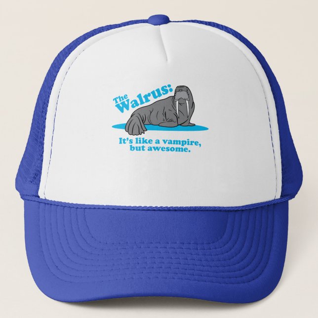 Casquette Le vampire de morse (Devant)